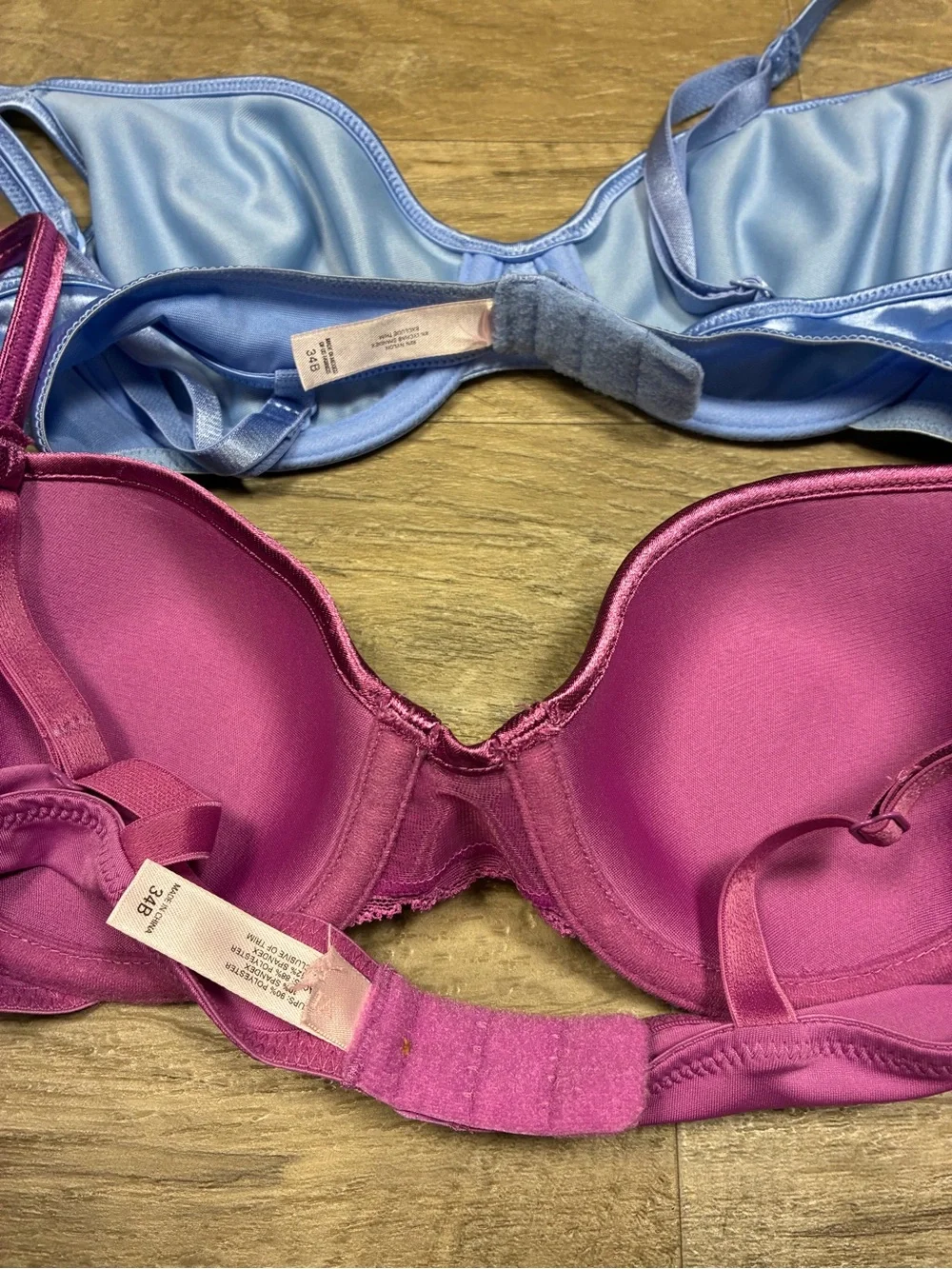 Victoria Secret 2 Vintage Y2K Underwired  Satin Bras